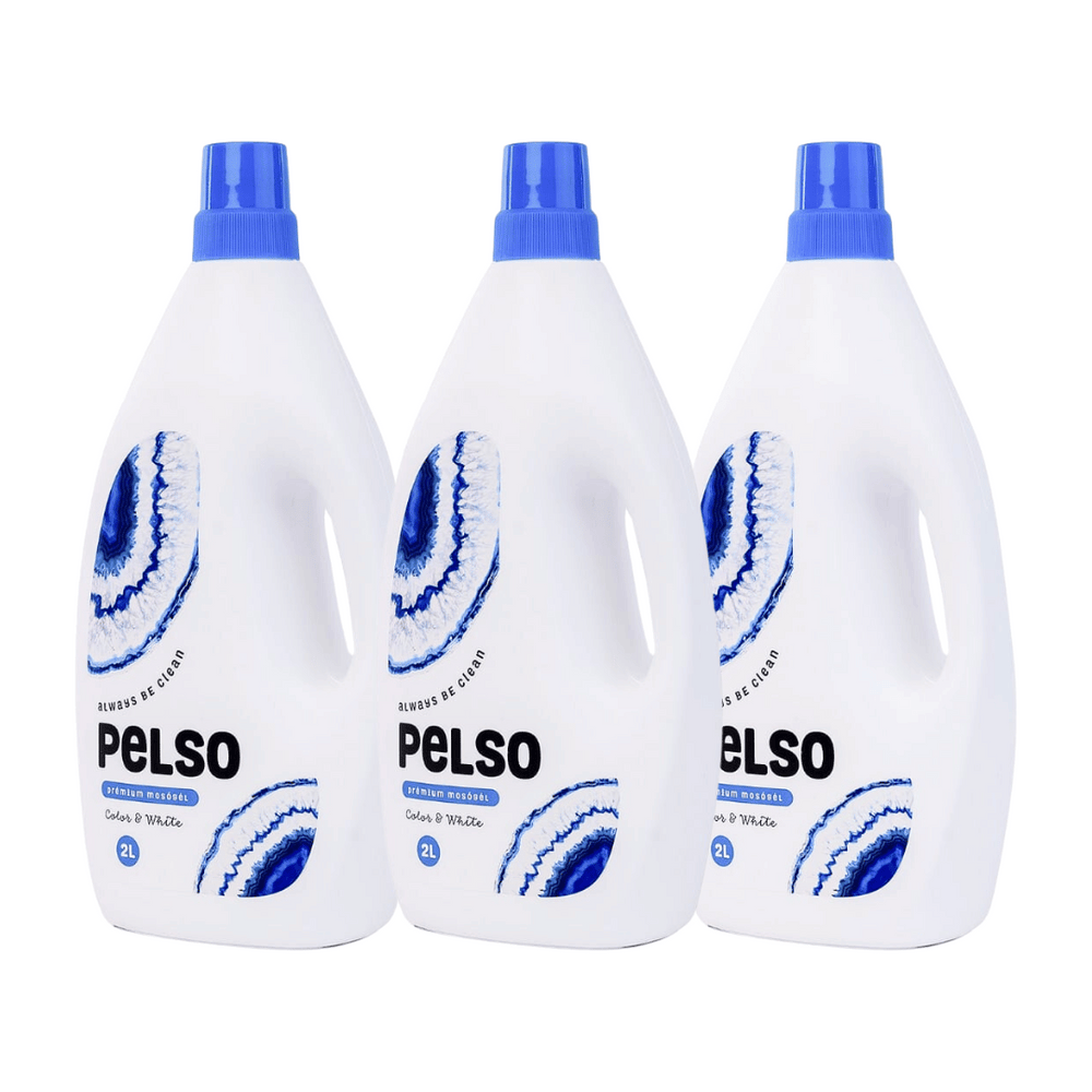 Pachet cu 3x Detergent Pelso Color & White 2L