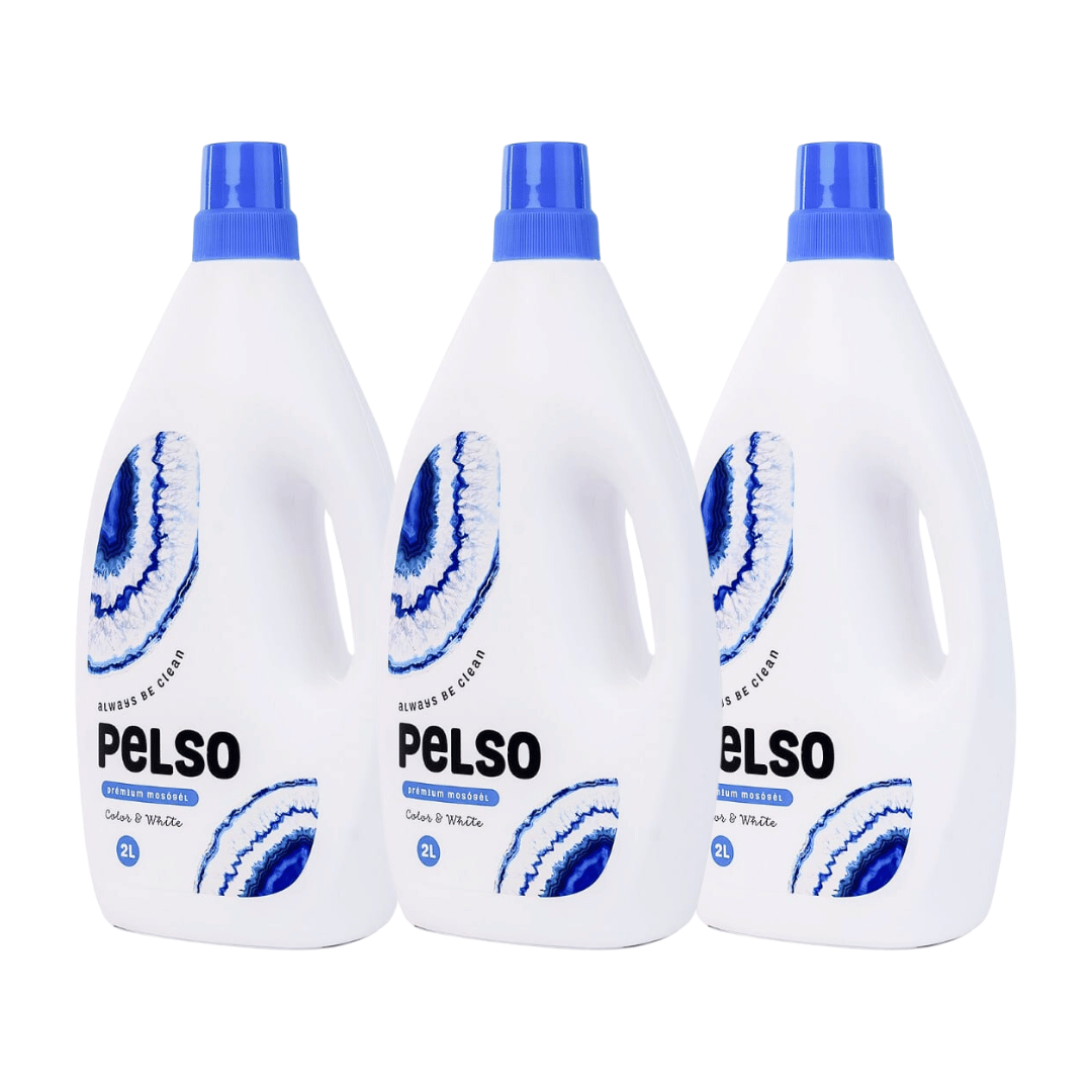 Pachet cu 3x Detergent Pelso Color & White 2L