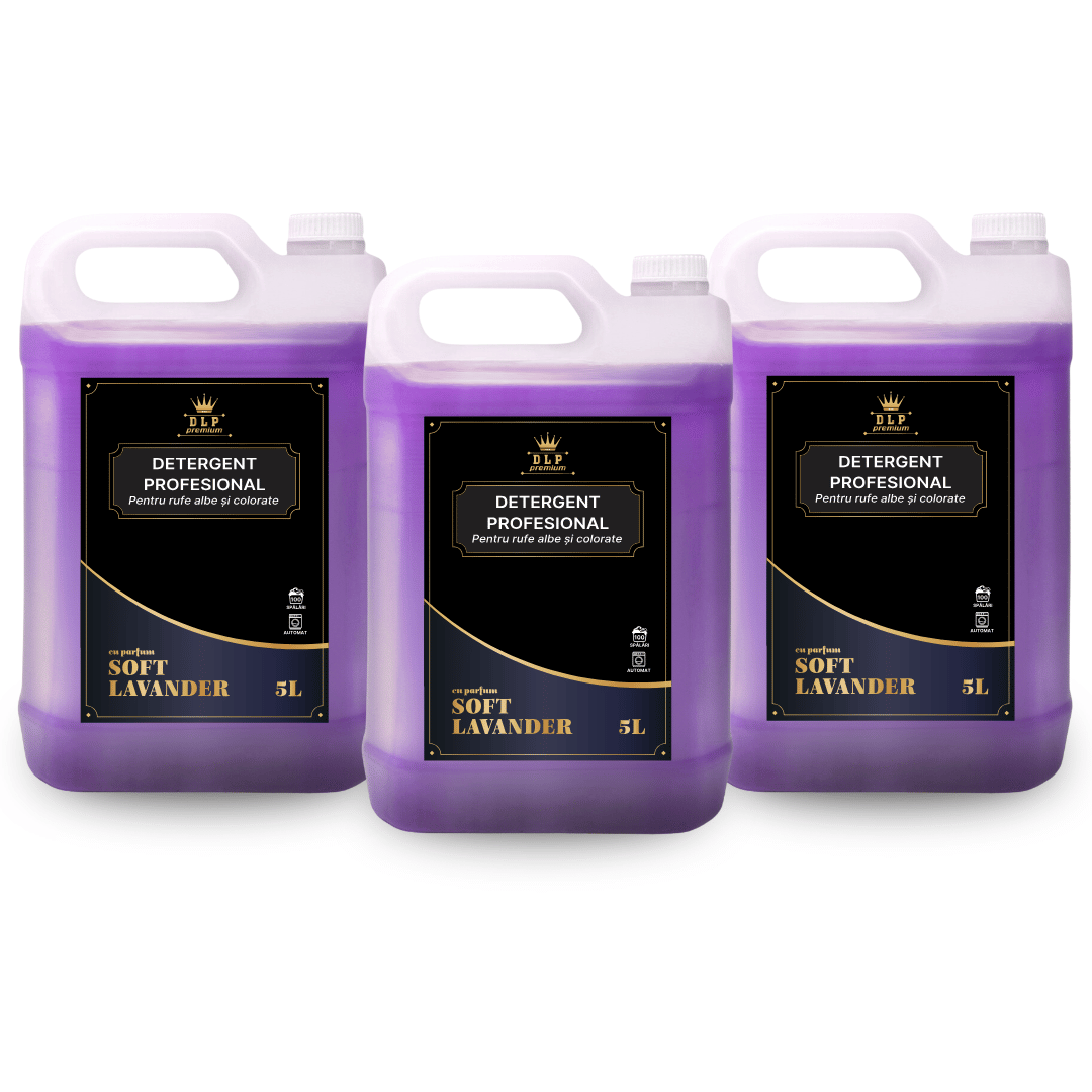 Pachet 3x Detergent Profesional Soft Lavender 5L